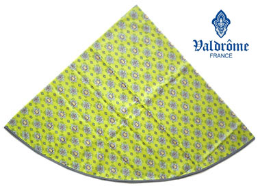 Round Tablecloth Coated (VALDROME / Batiste. olive green) - Click Image to Close